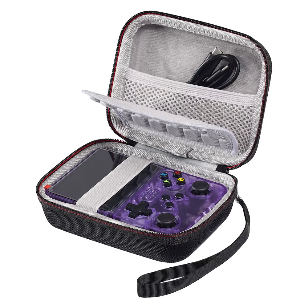 EVA Hard Storage Bag for R36S/R35S Game Console Portable Protective Case Scratch-Resistant for RG35XX ​RG353V/VS Accessories
