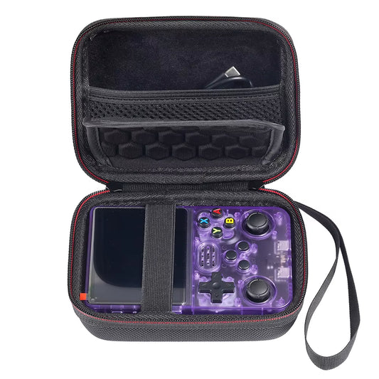 EVA Hard Storage Bag for R36S/R35S Game Console Portable Protective Case Scratch-Resistant for RG35XX ​RG353V/VS Accessories